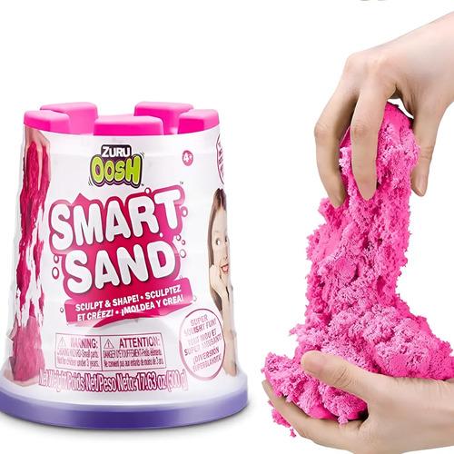 Arena Mágica Kinetica Infantil Juego Oosh Smart Sand Rosa Fucsia