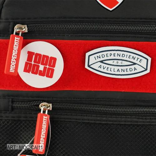 Mochila Independiente Velcro Con Parches Escolar Reforzada 7