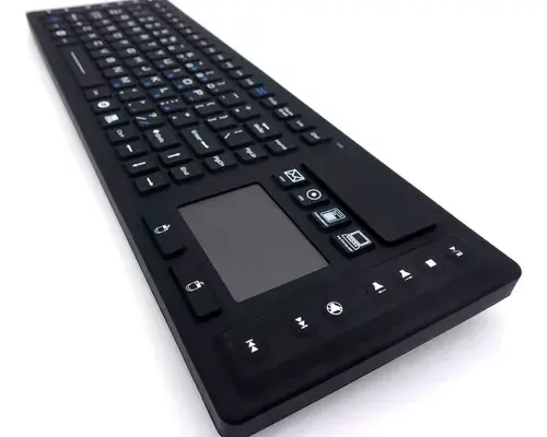 Teclado Dsi Inalámbrico Rf Touch Ip67 Silicona Tbk104 Negro 3