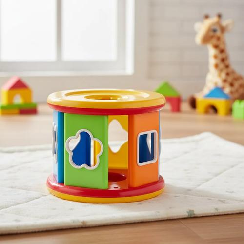 Tambor Didáctico Con Encastres De Formas Juguete Infantil Varios