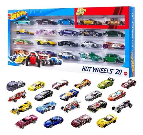 Hot Wheels Autitos Pack X20 Coleccion Autos Surtidos Mattel  Todos
