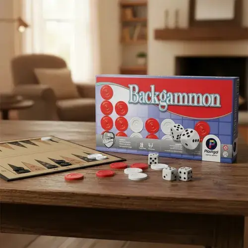 Juego De Mesa Backgammon Plastigal 155 4
