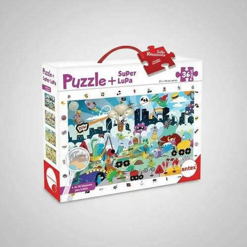 Puzzle Rompecabeza Gigante 36 Piezas Más Lupa Antex 3033 2