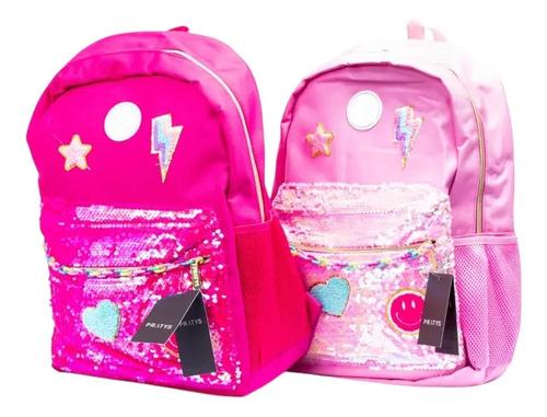 Mochila Escolar Unicornio Rosa Infantil Nena Primaria Grande 4