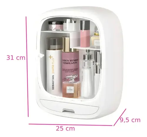 Organizador De Cosméticos Colgante Pared Baño Estantes Cajon 15