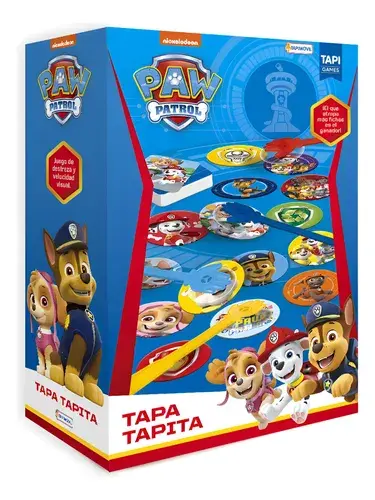 Juego De Mesa Tapa Tapita Paw Patrol Velocidad Visual Tapi 2