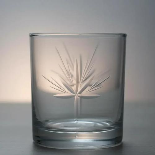 Pack X12 Vasos Whisky Vidrio Labrado Transparente 300ml Cristal 2