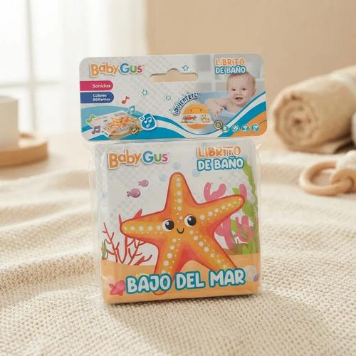 Librito De Baño Bajo Del Mar Sonido Colores Brillantes