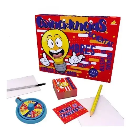 Juego De Mesa Coincidencias Yuyu Ingenio Ruleta Y Tarjetas Físico 2
