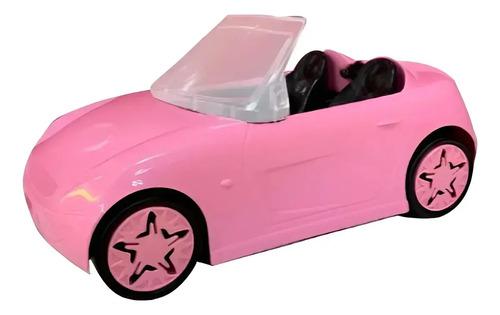 Combo Muñeca Barbie Glitz 30 Cm Original Mattel + Auto Rosa 8
