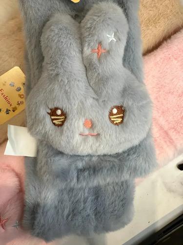 Bufanda Para Niños Peluche Abrigada Invierno Conejo Abrigo 10