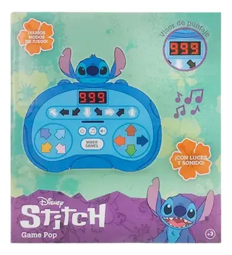Pop It Electronico Stitch Flechas Musica Pantala Juego Stich Stitch 2