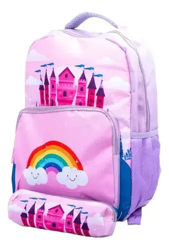 Mochila Escolar Unicornio Castillo Dinosaurio Infantil Niños 9