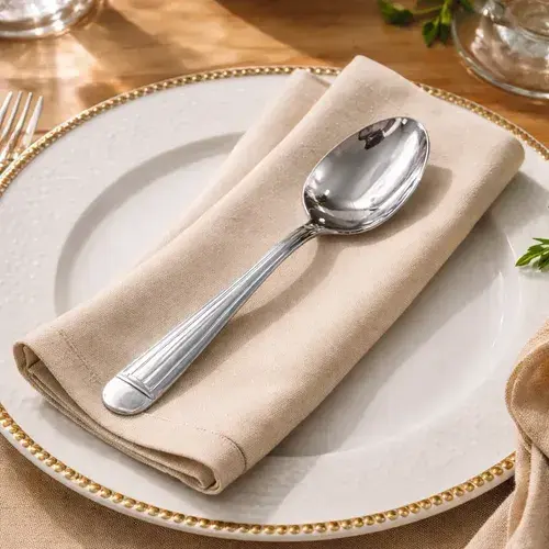 Cuchara Tramontina Athenas 19cm Acero Inox Pack X2 Plateado