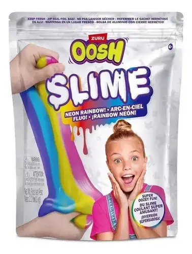 Slime Juguete Oosh En Bolsa De 500gr Zuru Jugá Con Las Manos 12