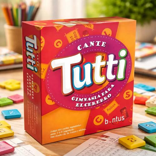 Cante Tutti Juego De Cartas Bontus Gimnasia Para El Cerebro 9
