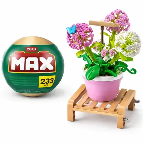 Bloques Max Garden Plantas Flores Para Armar 233 Pz Deco 1 3