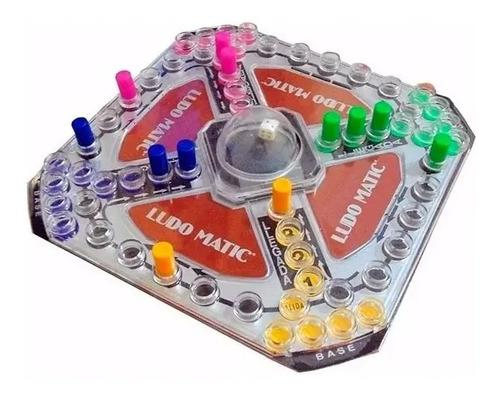 Ludo Matic Con Cubilete Automático Juego De Mesa Habano 3