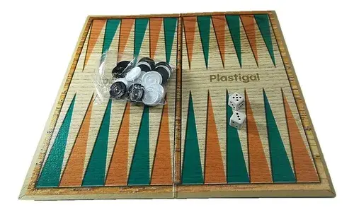 Juego De Mesa Backgammon Plastigal 155 2