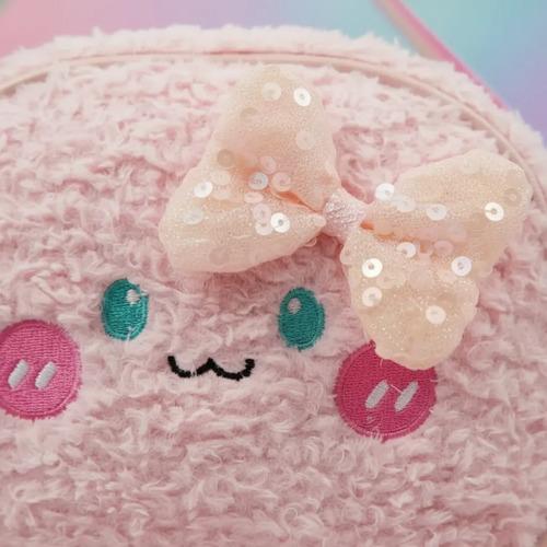 Bolso Peluche Trendy Morral Nena Cartera Gatito Porta Cosmet 15