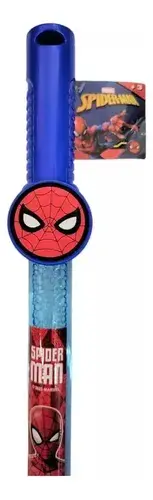 Burbujero Gigante Spiderman Hombre Araña 38cm Marvel Burbuja Azul Y Rojo 5