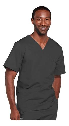 Ambo Cherokee Ww Core Stretch Unisex Xl Cuello V Gris Oscuro Azul Xl 2