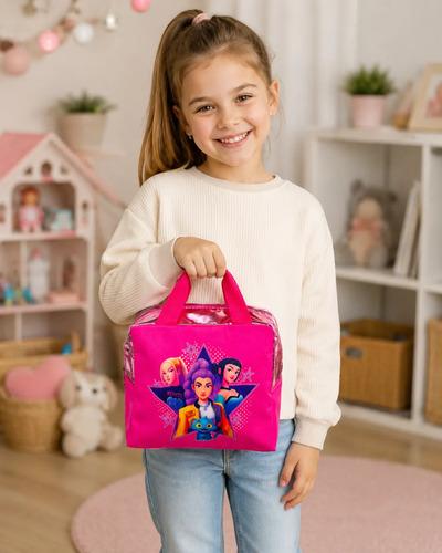 Cartera Bolso De Mano Guerreras K-pop Niñas Infantil Fucsia Guerreras 2 Fucsia N/a K Pop