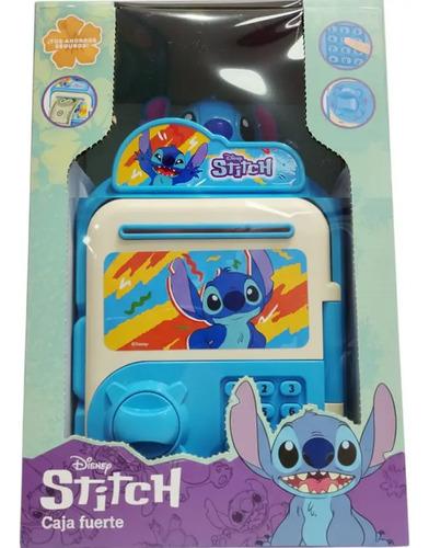 Caja Fuerte De Juguete Stitch Con Alcancía Electrónica Azul 3