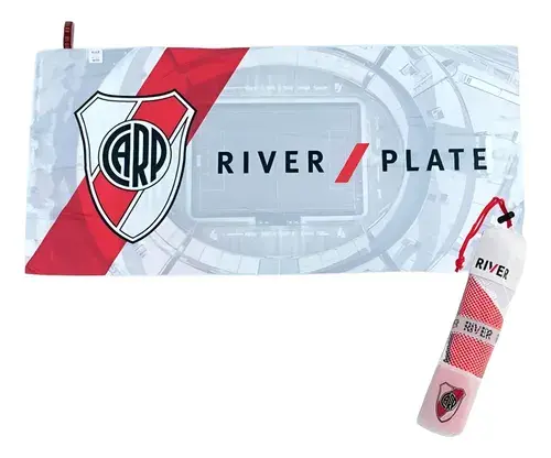 Toallon Secado Rapido Clubes Futbol 70x150 Original + Bolso 5