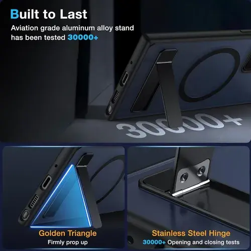 Funda Fndmil Magsafe Samsung Galaxy Note 20 Ultra Soporte Negro 6
