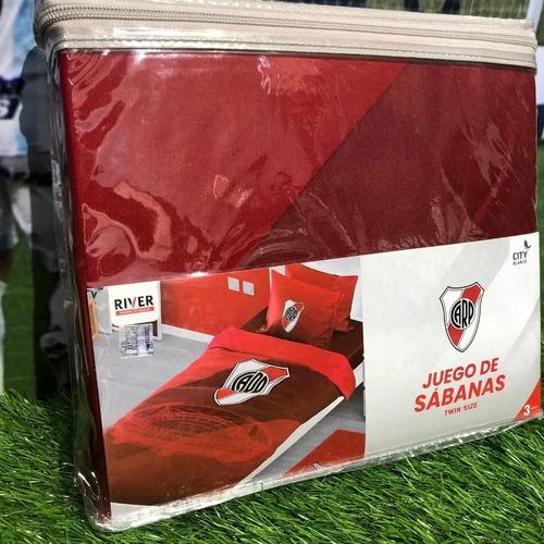 Juego De Sabana De Futbol Boca River Racing Indepe Twin Size 12