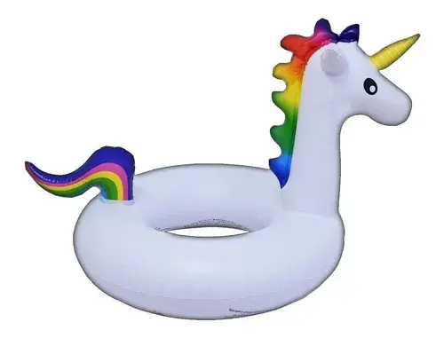 Unicornio Inflable Salvavidas Infantil 55 Cm Pileta Piscina 5