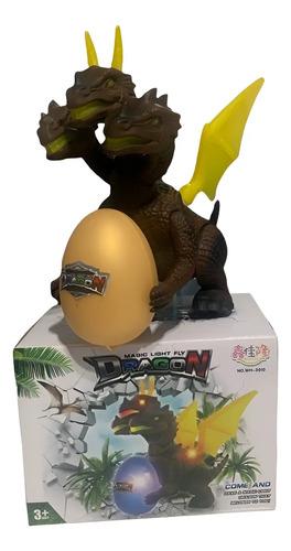 Dragon Dinosaurio Camina Hace Luces Y Sonido Robot Juguete