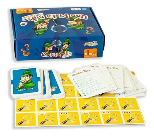 Juego De Mesa Una Pista Mas Pide El Detective Cartas Bontus 3
