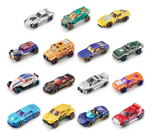 Pack X5 Autitos Metal Machine Autos Coleccion Zuru Wheels Multicolor 5