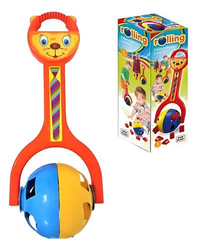 Caminador Juego Didactico Rolling Con Encastre Para Bebes Multicolor