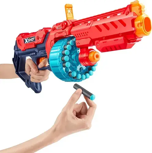 Lanzador De Dardos X-shot Turbo Fire, Con 48 Dardos Color Negro 4
