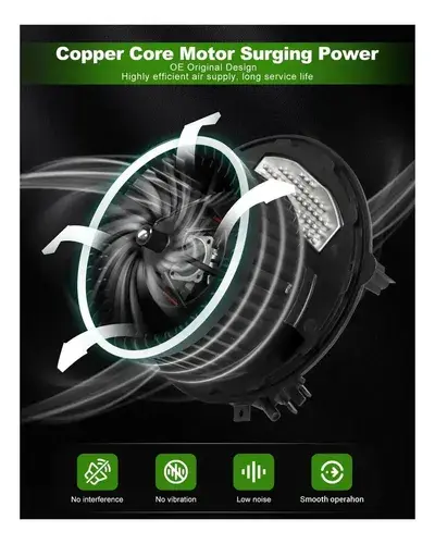 Motor Ventilador Scitoo 700341 Audi Vw 2015-2022 Con Jaula 7