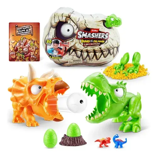 Dinosaurio T-rex Battle Smashers Dino Island Sorpresas 3