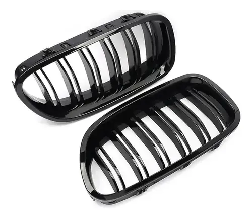 Grill De Rejilla De Riñón Frontal Tonee Para 5 Series M5 F10 Negro Brillante 6