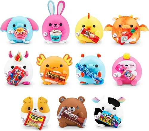 Peluche Snackles Suave Adorable Zuru 35 Cm Animales Cn Snack Hugh 6