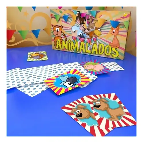 Animalados Juego De Mesa Yuyu De Mímica Y Cartas Para Niños 2
