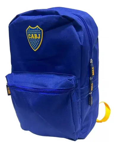Mochila Boca Junior Escolar Deportiva Cabj El Unico Grande 10