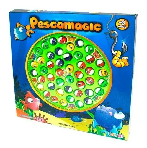 Juego De Pesca Faydi Pescamagic 45 Piezas Plástico 5 Jugadores 3