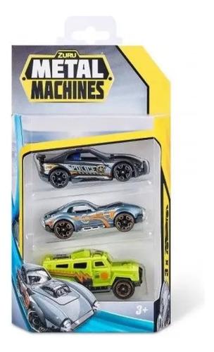 Autos Autitos Colección Metal Machine X3 Zuru Wheels Surtido Multicolor 7