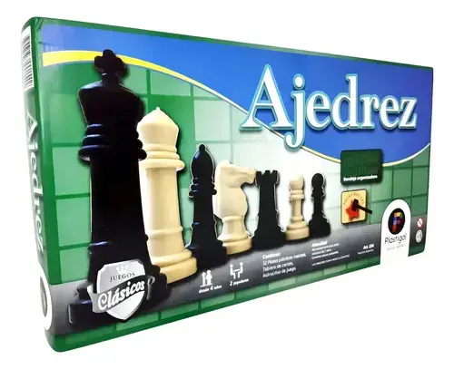 Ajedrez Clásico Plastigal Con Tablero Y Piezas Con Peso 6