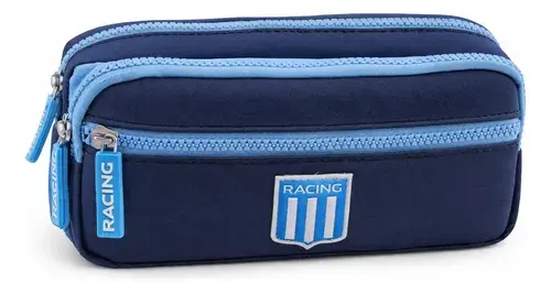 Cartuchera Racing Club Estuche Escolar Fútbol Licenc Oficial Racing
