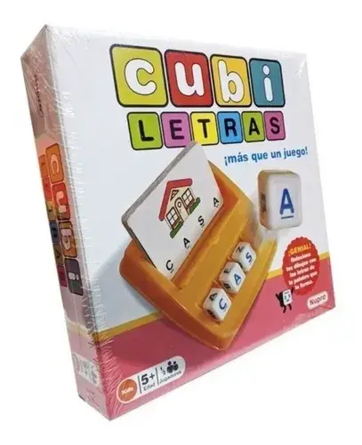 Juego De Mesa Didactico Cubi Letras Nupro Ii 2