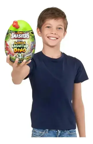 Smashers Huevo Dinosaurio Para Armar Con Luz + 6 Sorpresas 5