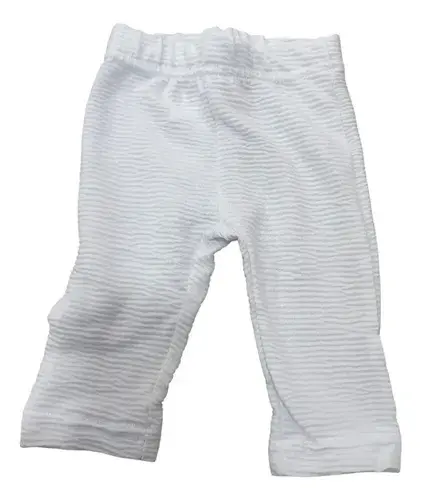 Conjunto De Body Y Pantalon De Algodon Labrado Con Volados Blanco Texturizado 0-2m 4